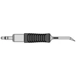 Vârf de lipit Pico RTPS 001 C X MS, conic curbat, Ø 0,1mm
