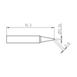 Vârf de lipit Pico RTPS 004 B MS, cu capăt oblic, Ø 0,4mm