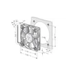 Ventilator Ebmpapst 514F 50x50x15 mm DC 24V