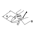 Sfic de tăiere Erem 886E cu cap conic