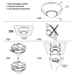 Senzor de prezență cu infraroșu ''zero traversare'' SP015- alb