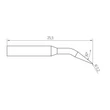 Vârf de lipit Micro RTMS 004 C X MS, conic, Ø 0,4mm