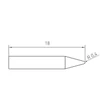 Vârf de lipit Micro RTMS 008 C MS, conic,  Ø 0,8mm: