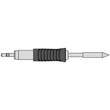 Vârf de lipit Ultra RTUS 004 C MS, conic, Ø 0,4mm