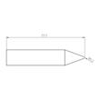 Vârf de lipit Ultra RTUS 004 C MS, conic, Ø 0,4mm