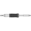 Vârf de lipit Ultra RTUS 015 S MS, conic, Ø 0,4mm