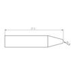 Vârf de lipit Ultra RTUS 160 K MS, conic, Ø 0,4mm