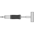 Vârf de lipit Ultra RTUS 330 K MS, conic, Ø 0,4mm