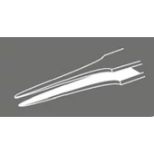 Vârfuri rotunde plate și drepte