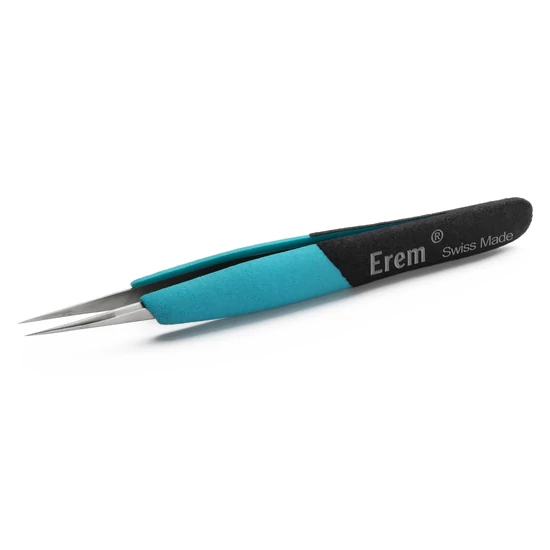 Pensetă de precizie Erem E3CSA cu mâner ergonomic