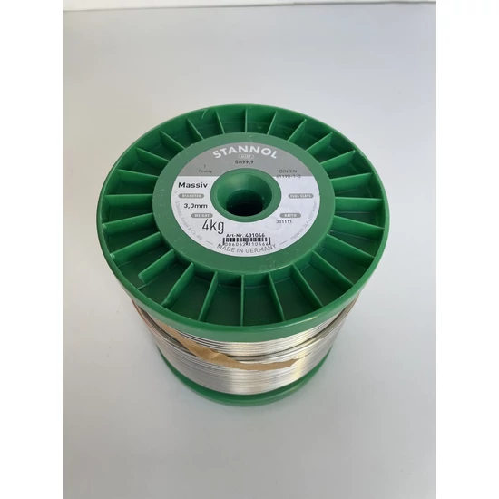 Sârmă de cositor Stannol Sn99,9; 3,00mm; 4000g